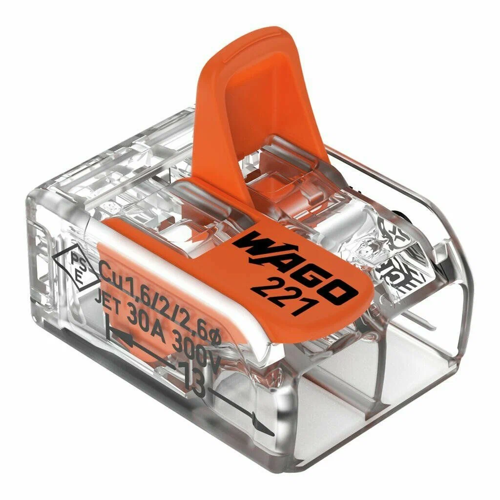 Клемма 2-проводная, 221-412, WAGO